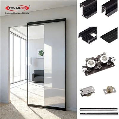 Temax sliding door hardware hidden for Aluminum Frame Glass Door M973L