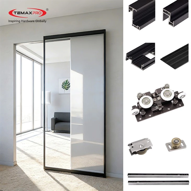 Temax sliding door hardware hidden for Aluminum Frame Glass Door M973L manufacturers