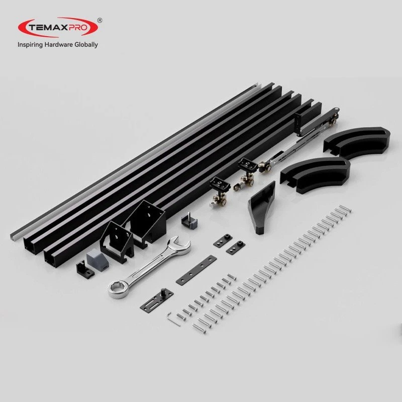Temax flush mount sliding door System for Wooden Door BS02 suppliers