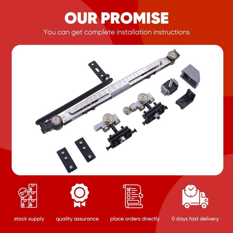 Temax flush mount sliding door System for Wooden Door BS02 factory