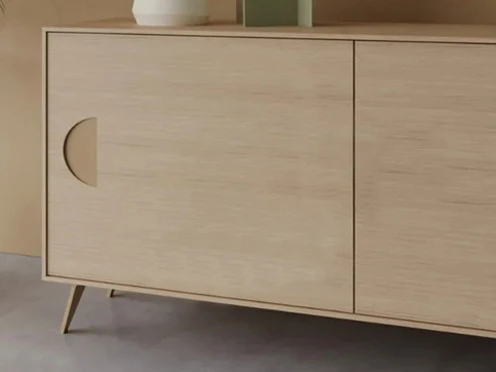 product-496-372 Modern Sideboard with Flush Sliding Doors