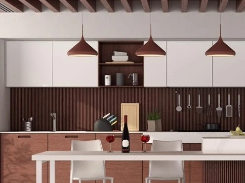 product-496-372 Modern Wood Accent Kitchen