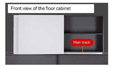 Front View Installation Diagram of Wall-Mounted Cabinet Front View Installation Diagram of Wall-Mounted Cabinet